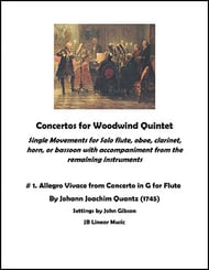 Allegro Vivace - Concerto in G for Flute P.O.D. cover Thumbnail
